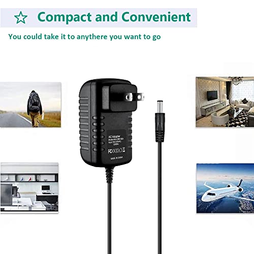 AC Adapter Replacement Compatible with TriggerPoint Grid Vibe Vibrating Foam Roller Charger Power Supply
