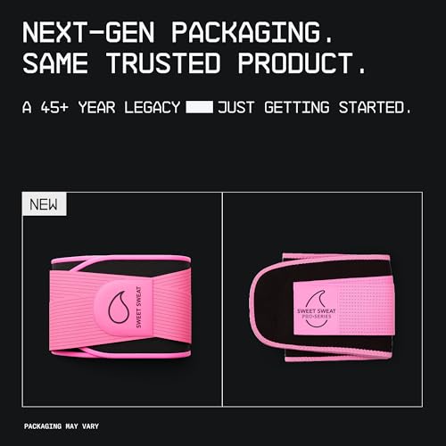 Sports Research Sweet Sweat® Waist Trimmer Pro Series - Adjustable Straps · Back & Core Support - color: Pink, size: X-Large-XX-Large