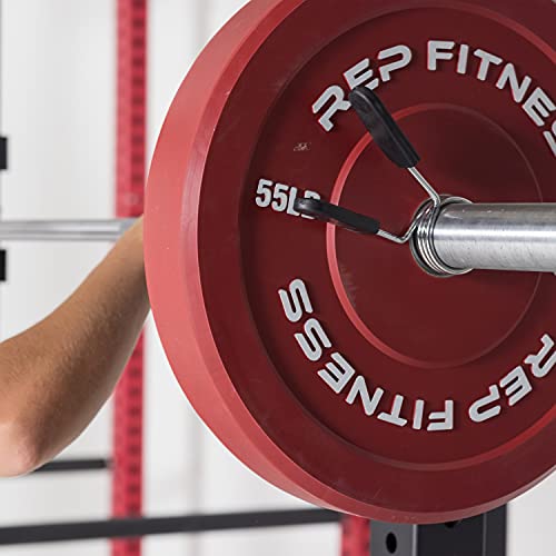 REP Color Bumper Plates LB Olympic Barbell Weights – Rubber Training Discs for Home Gym Strength Lifting, Low Bounce Durable, Weight Pairs & Sets 10 15 25 35 45 Pound Options - color: D. 35lb Yellow Pair