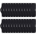 24 Pieces Hard Hat Sweatband, Cotton Helmet Sweatband Hard Hat Liner, Washable Sweat Band Reusable Safety Sweat Band Snap Hard Accessories (Black) - color: Black