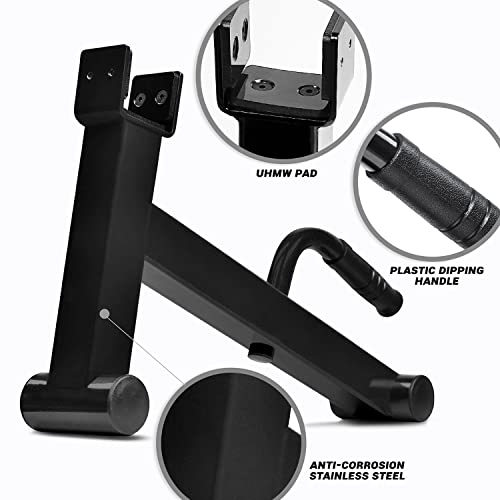 Yes4All Deadlift Jack/Barbell Stand – Holds 600lb Barbell Plates for Deadlift Exercise, Squat Wedge for Squat/Weight Training - color: Black