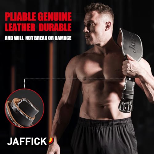 Genuine Leather Weight Lifting Belt for Men Gym Weight Belt Lumbar Back Support Powerlifting Weightlifting Heavy Duty Workout Training Strength Training Equipment - color: 6-Inch brown, size: L