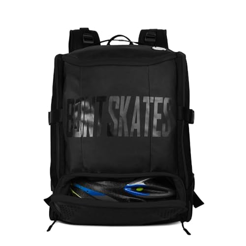 Bont Skates - Multi Sport Skate Backpack Travel Bag - Inline Ice Quad Speed Skating - color: Black