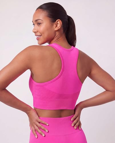 Juicy Couture 2 Piece Women's Workout Set Seamless Bra and Leggings Athletic Pilates Yoga Gym Activewear Matching Outfit - color: Solid Free Love, size: XX-Large
