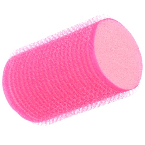 Uonlytech 8Pcs Hair Sponge Curlers Hair Rollers Set Self Grip Foam Hair Rollers Hairdressing Tools for Women Girls Long Hair, Rose Red