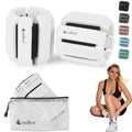Wellrox Weighted Bangles – Adjustable Ankle and Wrist Weights for Women & Men – Set of Ankle Weights 2 lbs (1 lb Each Wrist Weight) | Weighted Arm Bands for Pilates, Yoga, Running & Walking - color: Pearl White