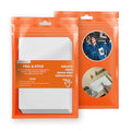 Peel and Stick Multi-Use Cleaning Wipes - Hand Quick Clean, Adhesive Clothing Protectors, Heavy Duty Cleaner Wipes for Painters, Mechanics, Disposable, High Absorbency 6 x 10 in, 20 Count (Pack of 1) - size: 20 Count (Pack of 1)