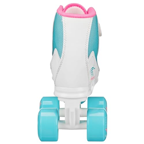 Roller Derby Firestar Youth Skates for Girls, Boys, Beginners, Kids - color: Bubblegum, size: 12