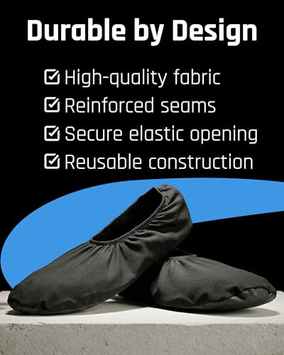 Slide Board Booties - Regular Elastic Fit for Men 6-12, Women 7-14 - Hand Sewn in Chicago - Reusable Glide Slippers for Any Slide Board - Durable Training Accessory - size: Standard