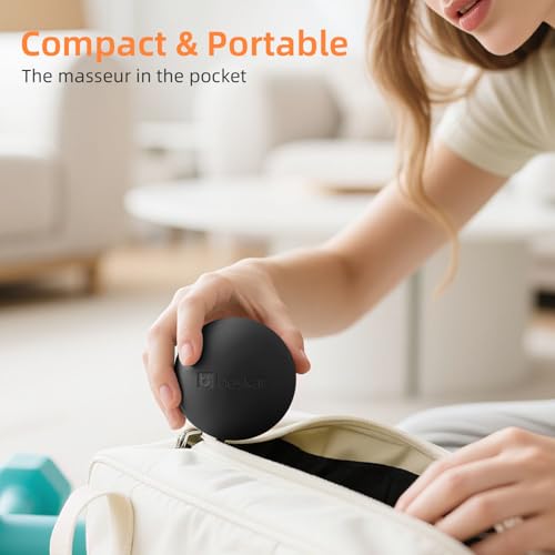 Massage Lacrosse Balls for Myofascial Release, Trigger Point Therapy and Yoga Therapy, Foot Massage Ball to Relieve Plantar Fasciitis Black - color: Black