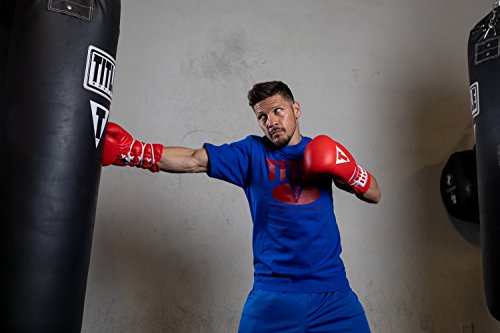 Title Classic Leather Lace Training Gloves 2.0 - Lace Up Boxing Glove, Boxing Competition Gloves, Boxing Sparring Gloves, Boxing Training Gloves, Boxing Bag Gloves, Boxing Gloves - color: Red, size: 14 oz