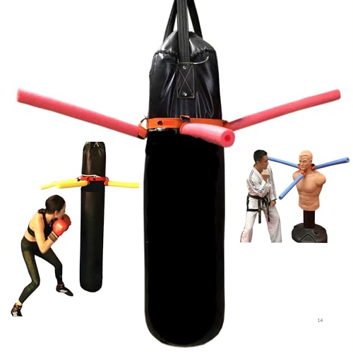 3 Arm Star Training Attachment Rotating 360° Foam Arms, Heavy Bag Reflex Trainer for Slipping, Rolling & Counter Striking Made in USA