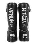 Venum Challenger Standup Shin Guards - color: Black/Silver, size: X-Large