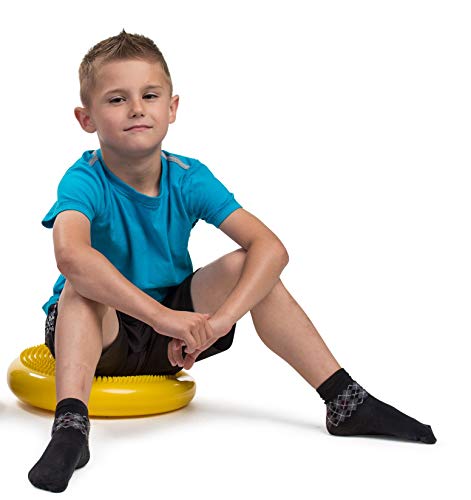 Wobble Cushion Balance Disc - Wobble Disc & Wiggle Seat, Balance Pads for Physical Therapy, Wobble Disk, Sensory Room Equipment - Wobble Seat - color: SET - 6 Pack Blue
