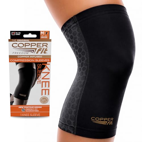 Copper Fit Freedom Knee Compression Sleeve - size: Medium