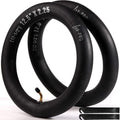 (2 Pack) AR-PRO Scooter Replacement Inner Tubes - 12.5" x 2.25" Inner Tubes with Angled Valve and FREE 2 Tire Levers Compatible With Razor Pocket Mod Bella Chrissy Hannah Montana Electric Scooters - size: 12.5x2.25" (TR-87) with Levers