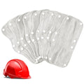 Hard Hat Sweatband, 9 Pack Hardhat Sweatband, Cotton Liner Hard Hat, Washable Sweatband for Hard Hats, Reusable Sweat Liners for Helmet Users - color: Gray