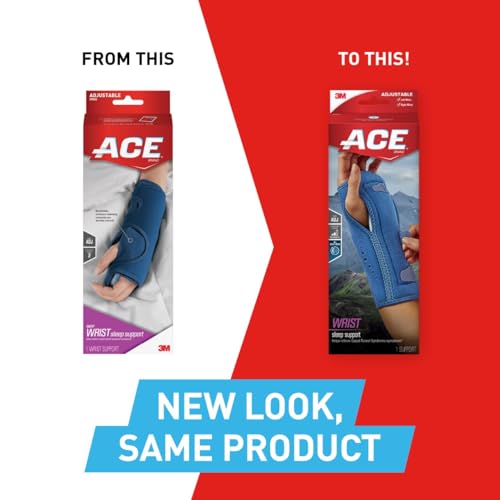 ACE Brand Night Wrist Sleep Support 209626, Adjustable, 12 Packs per case (Pack of 2) - size: Adjustable (Pack of 2)