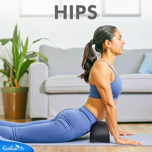 EcoEarth Psoas Release Massage Tool - Black - Deep Tissue Hip Flexor Massager with Strap Design & Anti Slip Base - Myofascial Massage Tool for Lower Back & Psoas Muscles - Trigger Point Massager - style: Strap Design