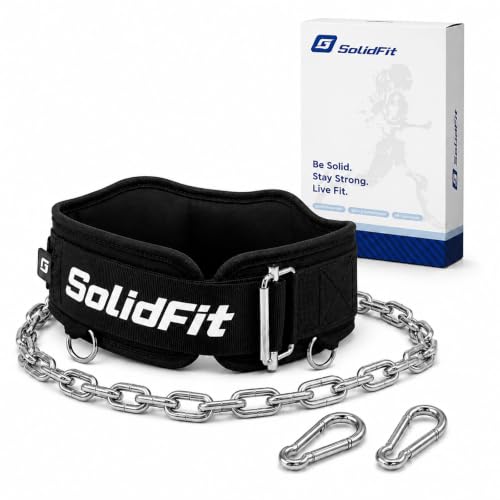 2-in-1 Weight Lifting Belt and Dip Belt for Weightlifting, Squats,Powerlifting and Dips, 37.4-Inch Heavy-Duty Steel Chain, Comfortable Neoprene Padded Gym Belt for Men - color: Black, size: X-Large