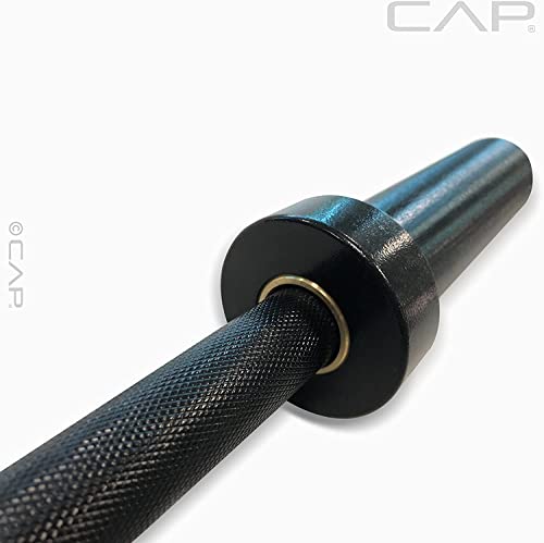 CAP Barbell Olympic Dumbbell Handles | Multiple options - style: Black No Collars