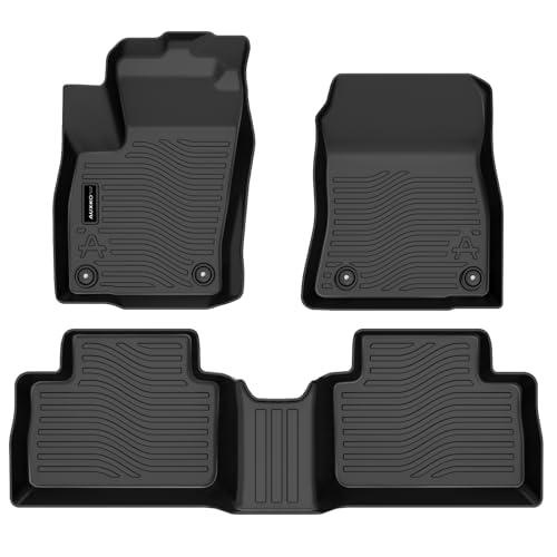 Auxko All Weather Floor Mats Fit for 2026 2025 Nissan Kicks TPE Liners Accessories All Season Guard Odorless Anti-Slip Floor Mats for Nissan Kicks 2026 2025 Black - size: 3) kicks|2025-2026|floor mats