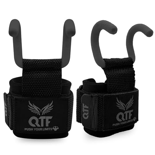 Weight Lifting Hooks Lifting Heavy Duty Deadlift Wrist Straps Men and Women Pull Ups Powerlifting and Gym Workouts grips - color: Gray-Barber, size: Barber-Hooks
