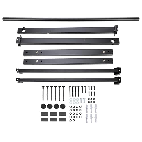 ECOTRIC 46" Wall Mounted Pull Up Chin Up Bar Heavy Duty Gym Workout Fitness
