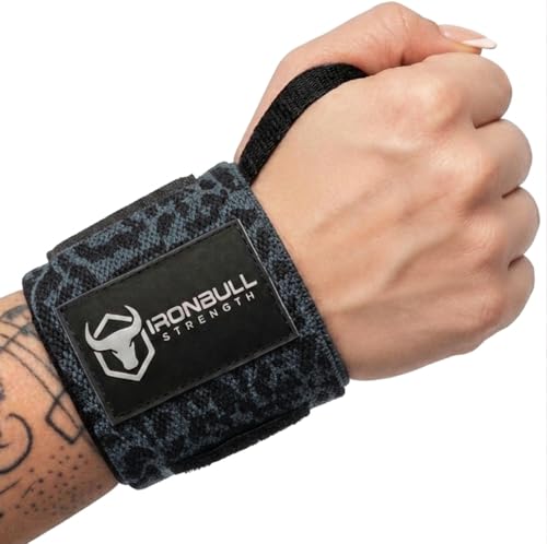 Wrist Wraps for Weightlifting (USPA & IPL Approved) - 18” Premium Quality Wrist Straps for Weightlifting - Weight Lifting Wrist Wraps with Thumb Loop - Best Gym Wrist Wraps for Lifting Weights, Curls & Dips - Lifting Wrist Wraps for Bench, Powerlifting &
