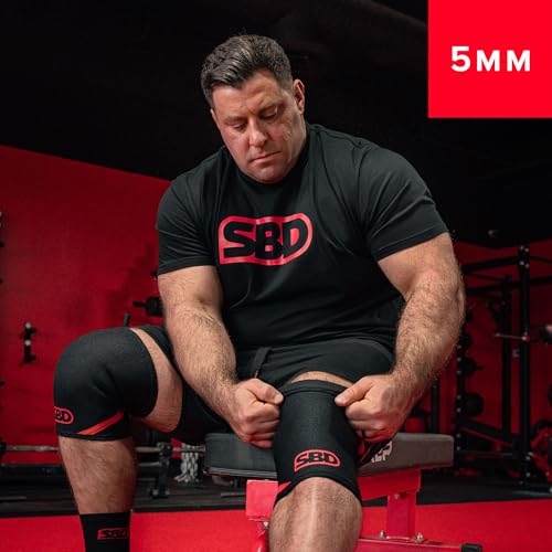 SBD 5mm Weightlifting Knee Sleeves - IWF Compliant - Made for Olympic Lifts | Built for Training & Competition
