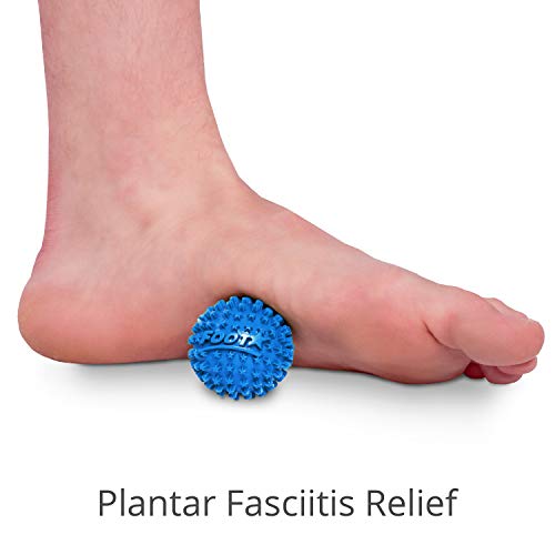 Body Back Foot Star® Massager Ball and Plantar Fasciitis Roller - Soothe Foot Stress, Discomfort, Aches, & Tightness (2-Inch, Blue) - style: Single