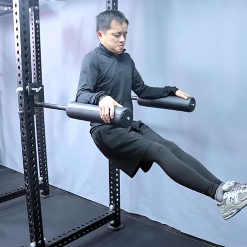 MARLANG Upgrade Single Split Squat Leg Roller Nordic Curls Attachment Bicep Curls Spider Curls Machine for Power Rack,Bulgarian Split Squat for Workout Equipment Home Gym Accessories - size: 1" / 26mm Hole
