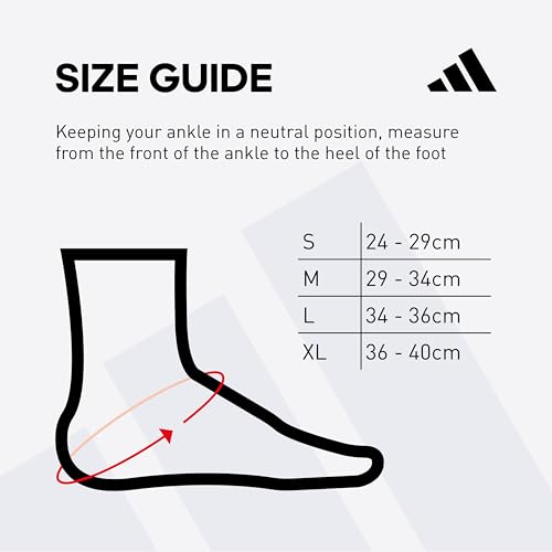 Adidas Knitted Support Sleeve, Ergonomic Compression Sleeve - size: Large, style: Ankle Support