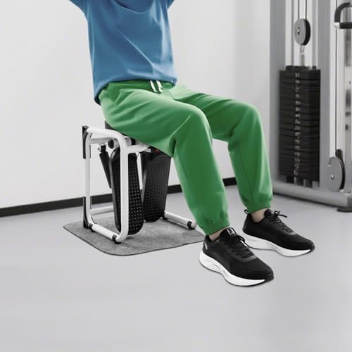 Mini Twist Stepper Multi-Function Stepper Fitness Machine with Seat | Step Machine with Resistance Bands, Fitness Exercise Waist Twist Machine for Full Body Workout