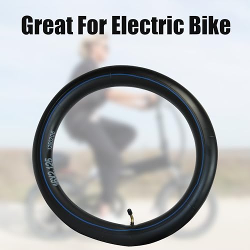 Libereco 16x2.125/2.5/3.0 Bike Inner Tubes for Electric Bike - Butyl Rubber,Bent Valve (CR202), High Elasticity for E-Bikes & Children Bikes - color: 1 Tube, size: 16x2.125"