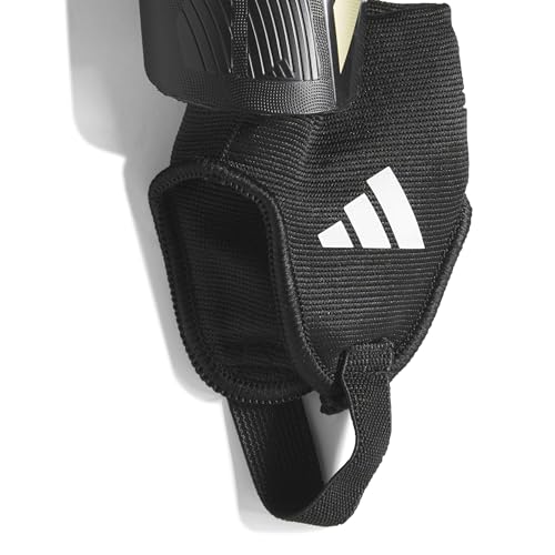 adidas Kids' Tiro Match Soccer Shin Guards - color: Black/Gold Metallic/White, size: Small