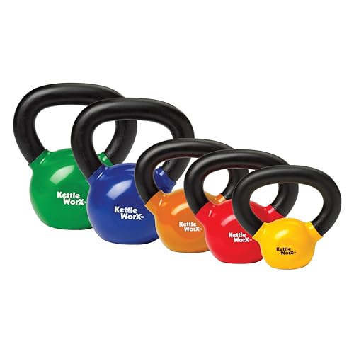 Kettleball Weight for Strength Training, Conditioning, and Fitness - size: 5 LB