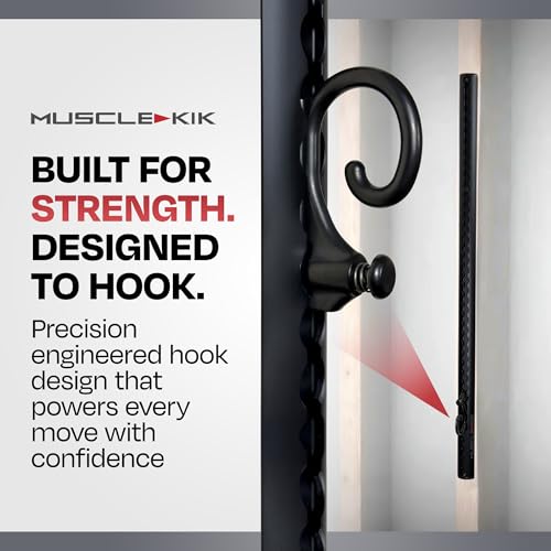Aluminum Wall-Mounted Anchor Fitness System - Adjustable, Multi-Functional, Space Saving Home Gym Solution for Strength Training, Workout Goals | 100+ Exercises, Easy Installation, 300lbs Capacity - color: Pack of 2 - Black