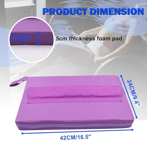 Square Hip-Thrust Pad Protective Extra Thick Foam pad for Barbell Weightlifting Hip Thrusts and Glute Bridges Workouts Home Gym Equipment - color: Purple