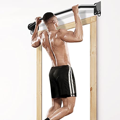 Kipika Heavy Duty Wall Mounted Doorway Pull Up Bar, Multifunctional Chin Up Bar, Portable Fitness Door Bar, Body Workout Home Gym System - color: Straight Type