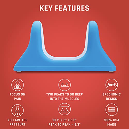 PSO-RITE Psoas Muscle Release Tool - Genuine Deep Tissue Massager Device for Back, Hip Flexor Relief and Recovery, Durable for Athletes, Physical Therapy, Trigger Point Pain- Ocean Blue - color: Ocean Blue