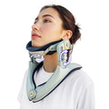Neck Stretcher ＆ Neck Support, Adjustable Neck Traction for Neck Pain Relief, Easy to Use, Lightweight for Home, Office, Travel - Green