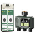 WiFi Water Timer, Hose Timer 984ft Long Range RF with Gateway, App Control, 8-Month Battery, Weather Delay, 3/4" Smart Irrigation Controller - style: 3-Zone