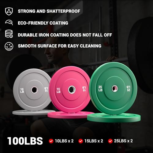 Z3 900LBS Olympic Weight Bench Set with Leg Extension, 9 in 1 Workout Press with Preacher Curl Pad and LAT Pulldown, Strength Training Bench for Home Gym - color: 100lbs Colorful Plates and Bench