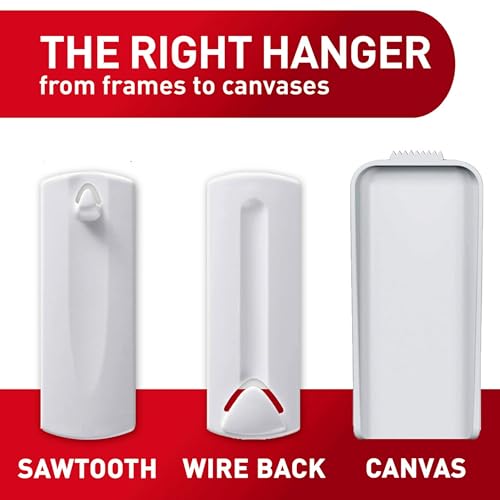 Command Sawtooth Picture Hangers, 4 Frame Hangers and 6 Command Strips, Damage-Free Hanging Sawtooth Frames, No Tools Wall Hook for Home Decor, Holds up to 4 lb - size: 1 Pack