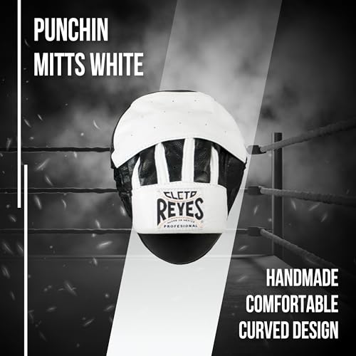 CLETO REYES Boxing Punching Mitts, Focus Sparring Striking Training Punch Pads, MMA, Kickboxing, Muay Thai, Leather - style: Regular Curved