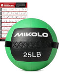 Mikolo Medicine Ball, Wall Ball,Soft Medicine Ball Set,Slam Ball for Core Training, Strength Workouts -Multi-Weight 10lbs 20lbs Exercise Balls for Home Gym, Functional Fitness (10/15/20/25LB) - style: 25lbs