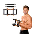Twister Arm Trainer with Push-Up Grips, Adjustable Resistance (20-90LB), Unisex Chest Workout Equipment, Spring Resistance Exerciser for Muscle Building & Shaping - size: 20-60lbs