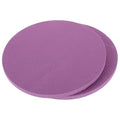 Didiseaon 2pcs Non-slip Yoga Knee Pads and Elbow Support Mats, 10mm Thick Purple Pilates Kneeling Cushions with Anti-skid Silicone Surface for Indoor Exercise and Home Workout