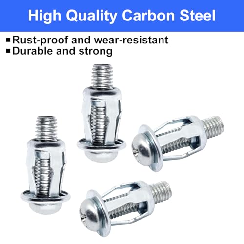 20pcs Hollow Wall Anchors for Thin Walls Heavy Duty, M8 x 1.18" - size: M8 x 30mm